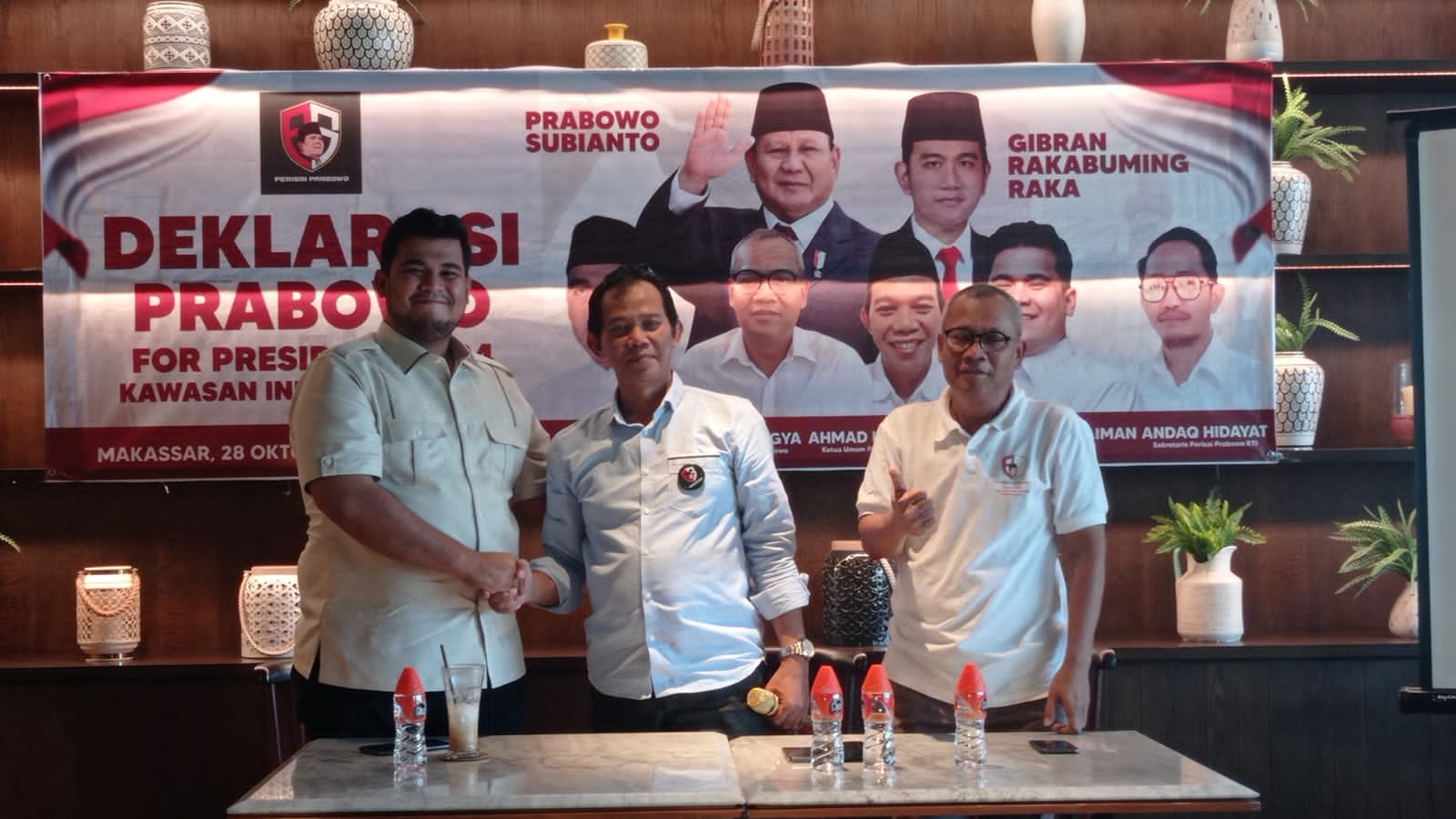 Andi Amar Ma’ruf Sulaiman Nama Ketua Tim Relawan Perisai Prabowo di Kawasan Timur Indonesia menjadi Putra AAS