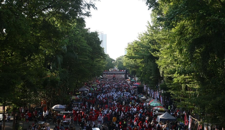 Wasekjend Demokrat Memuji Antusiasme Warga Makassar dalam Jalan Santai Capres-Cawapres yang Selalu Ramai