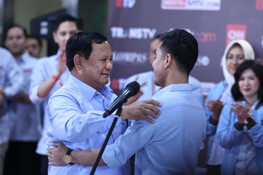 Prabowo Memuji Performa Memukau Gibran di Panggung Debat Pilpres 2024