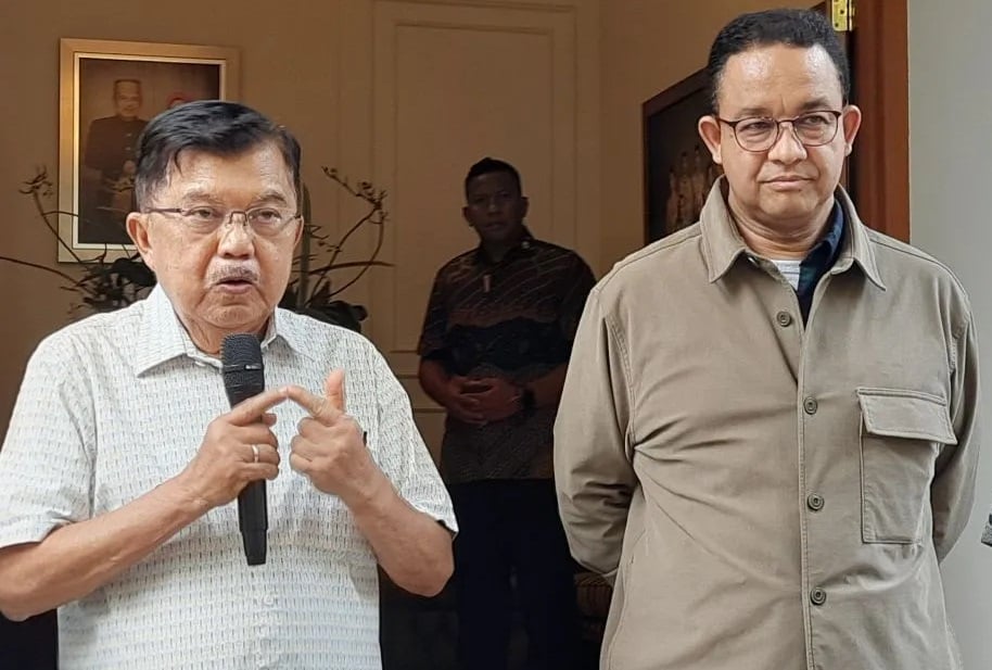 Dukungan Resmi dari Jusuf Kalla untuk Anies: Kita Memilih Presiden yang Tidak Sembarang Mengeluarkan Uang