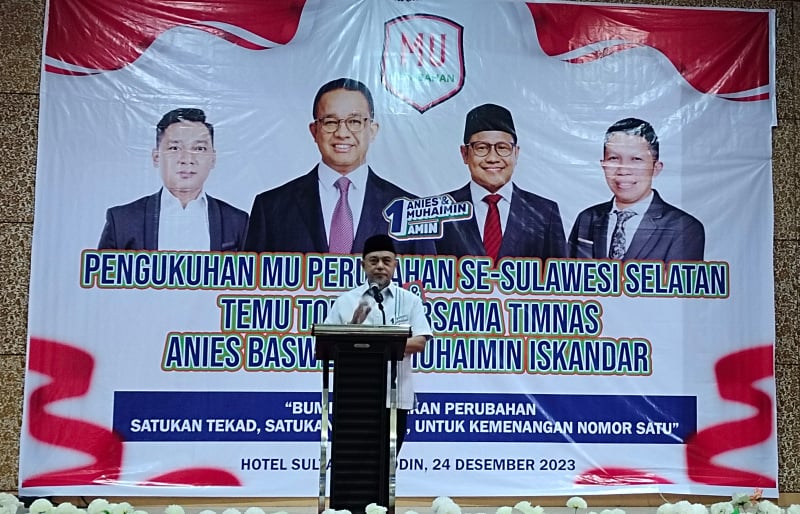 Tamsil Linrung Meminta Kehadiran Banyak Saksi di TPS untuk Pengukuhan Perubahan MU Sulsel