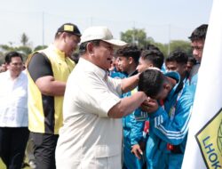 Prabowo Menyajikan Akademi Sepak Bola Modern Garudayaksa yang Dilengkapi 7 Stadion Latihan