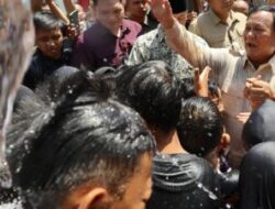 Prabowo Memimpin Peresmian Sumber Air Bersih