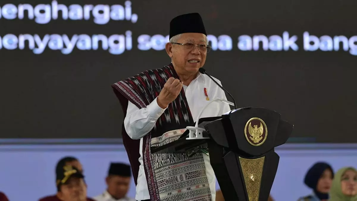 Ma’ruf Amin Meminta Calon Presiden dan Calon Wakil Presiden untuk Bersaing dalam Kampanye Pilpres 2024 dengan Ide-Ide Substansial, Bukan Hanya Gimmick