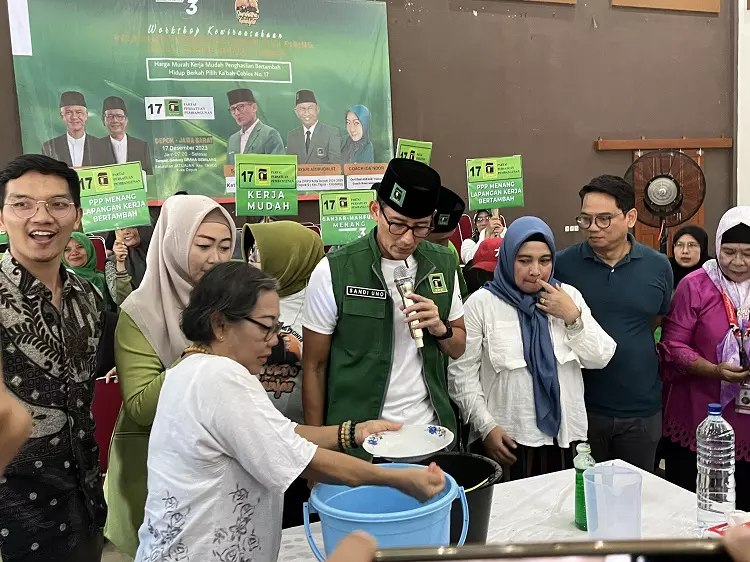 Sandiaga Uno Mengatakan Bahwa PPP Adalah Partai Para Pencuci