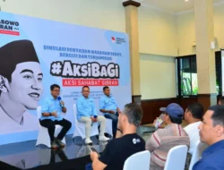 Relawan Aksi Sahabat Gibran Melakukan Simulasi Program Makan Siang Gratis di Kota Semarang