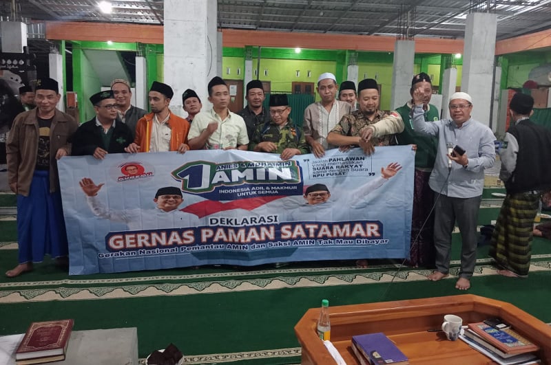 Relawan AMIN di Malang Siap Jadi Saksi Tanpa Dibayar pada Deklarasi Gernas Paman Satamar