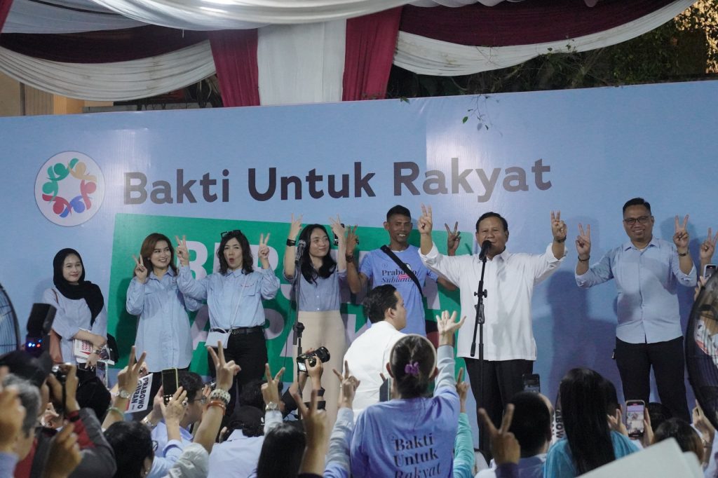 Dukungan Komunitas Bakti Untuk Rakyat Terima Prabowo yang Beranggotakan 500 Ribu Orang