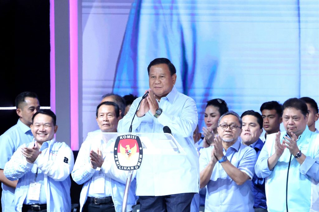 Prabowo Meminta Maaf kepada Paslon 1 dan 3 dalam Pernyataan Penutup Debat