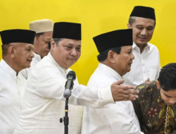 Airlangga assered that he has not discussed ministerial seats with Prabowo Subianto