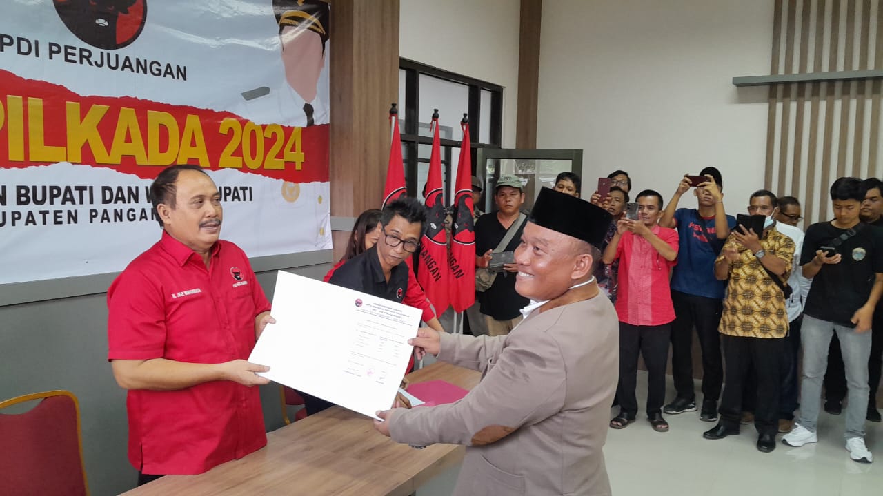 Daftar Bacalon Bupati Pangandaran 2024 dari PDIP: Dadang Solhat