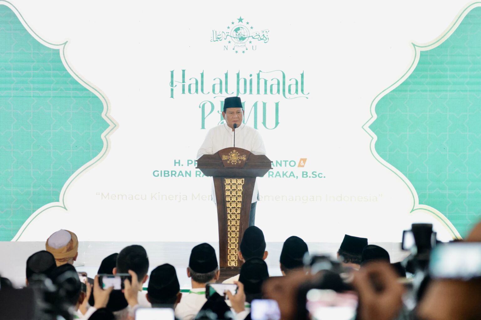 Terima Kasih kepada Prabowo Subianto atas Komitmen NU untuk Mengawasi dan Mendukung Pemerintahan yang Akan Datang