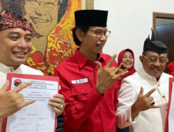 Wali Kota dan Wakil Wali Kota Surabaya yang Menjabat Mendaftar Sebagai Paslon dari Partai PDI Perjuangan