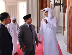 Prabowo Subianto and Gibran Rakabuming Raka Hold Meeting with Emir of Qatar and Qatar PM to Discuss Cooperation and Gaza Situation