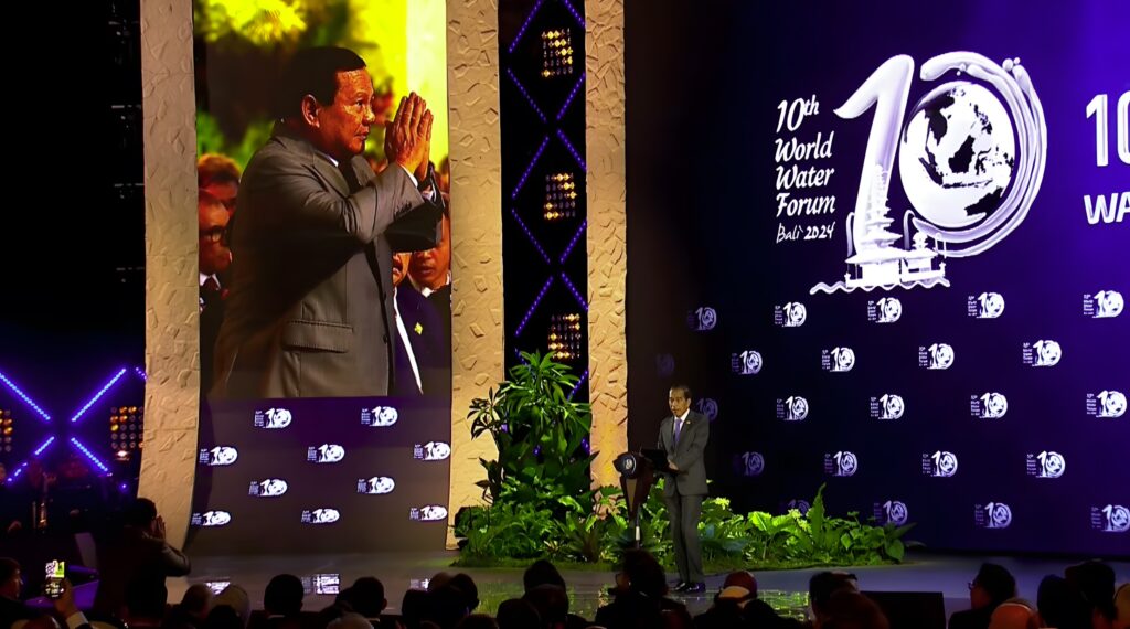 Jokowi Presents Prabowo Subianto as the Future President at the 10th World Water Forum 2024 in Bali