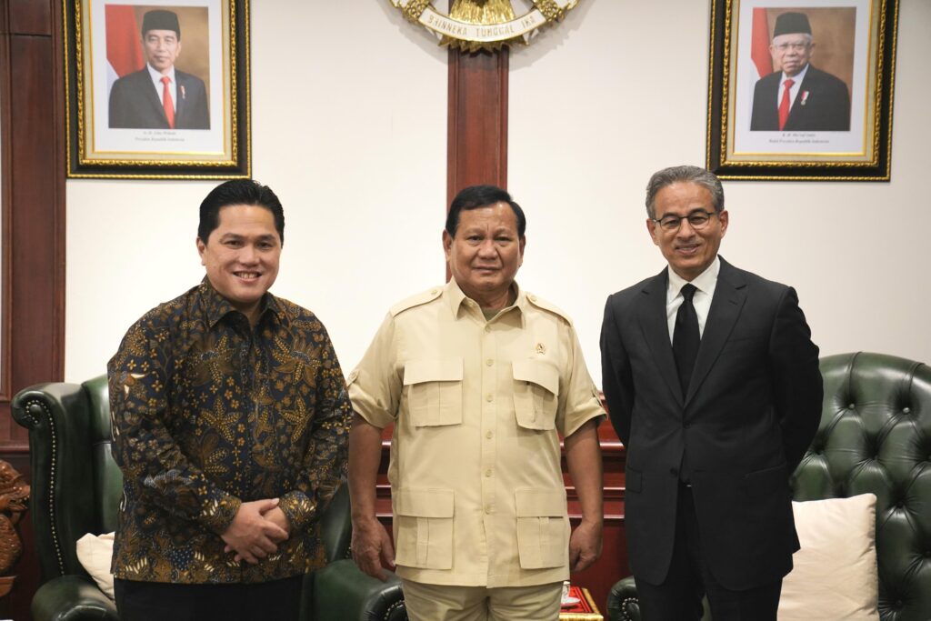 Prabowo Subianto Holds Meeting with Erick Thohir and Founder of Emaar Properties UAE to Talk about Potential Growth in Indonesia