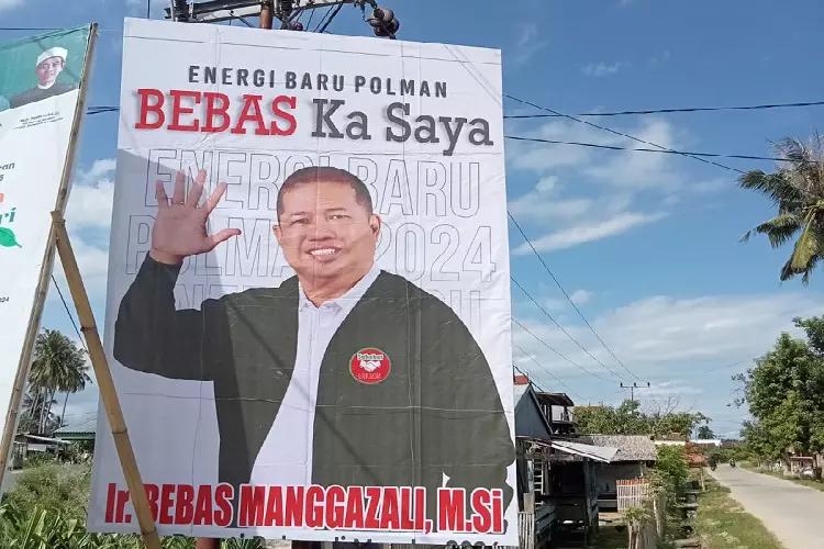 Dukungan Banjir untuk Bebas Manggazali Menyambut Pilkada, Baliho dan Banner Berbagai Macam Model Menyebar Hingga ke Desa