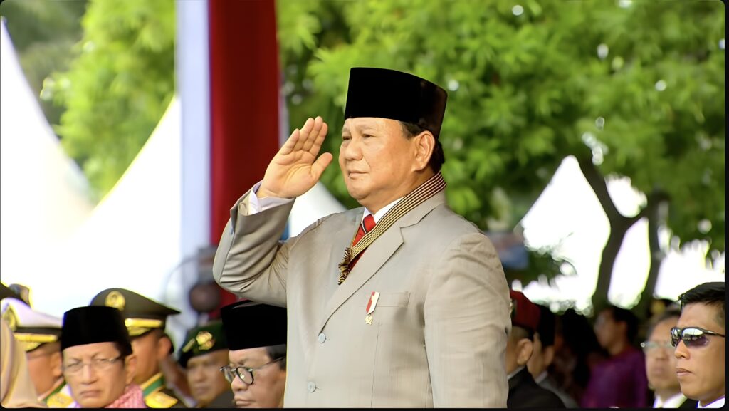 Prabowo Subianto Excitedly Returns to Activities at Bhayangkara’s 78th Anniversary after Surgery