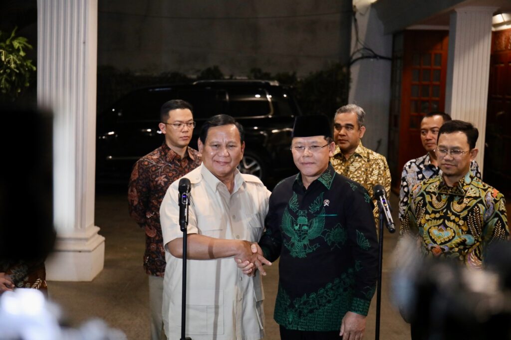 PPP Chairman Commits to Supporting Prabowo-Gibran Administration after Meeting with Prabowo Subianto