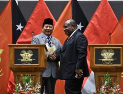 Prabowo Subianto dan PM Papua Nugini Bertemu, Bahas Kemitraan Bilateral