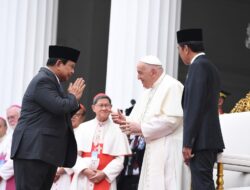 Prabowo Subianto Commemorates Handshake with Pope Francis: “Indonesia’s Diversity and Harmony are a Blessing”