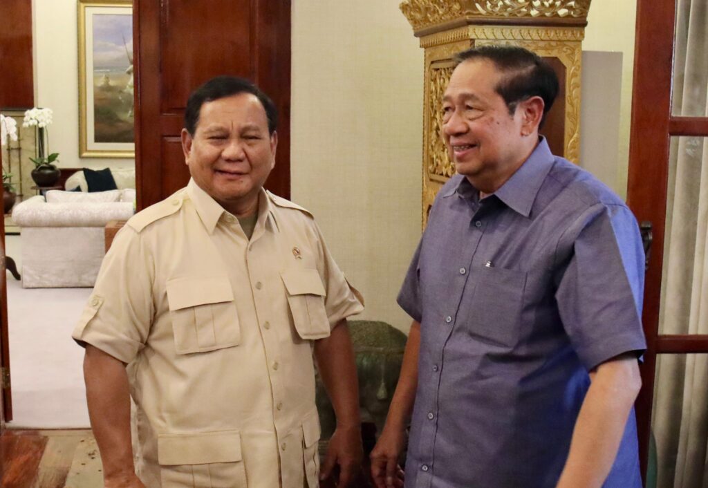 Prabowo Subianto and SBY Savor Coffee Together: Hopeful for Achieving People’s Welfare