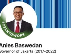 Ubah Status Profil LinkedIn Menjadi OpenToWork, Akun Anies Terbuka untuk Pertemanan dan Sulit Diakses