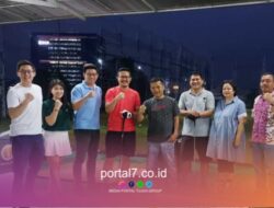 Manajemen PT Media Berkat Indonesia Gelar Olahraga Untuk Silahturahmi