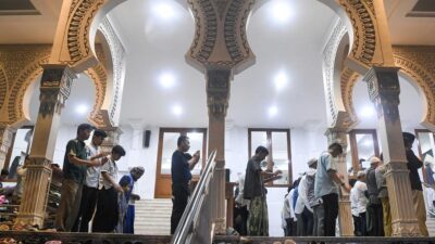 Tradisi Tarawih Terakhir Umat Muslim Bali di Hari Nyepi