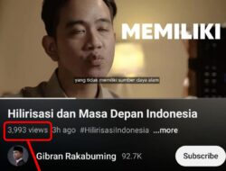 Kejanggalan Video YouTube Wapres Gibran: Views & Likes Beli, Komentar Tidak