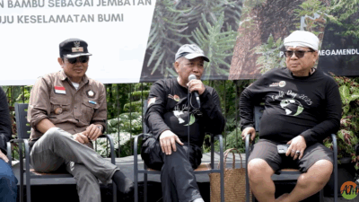 Andy Utama dan Arista Montana Bersama Jaga Kelestarian Alam